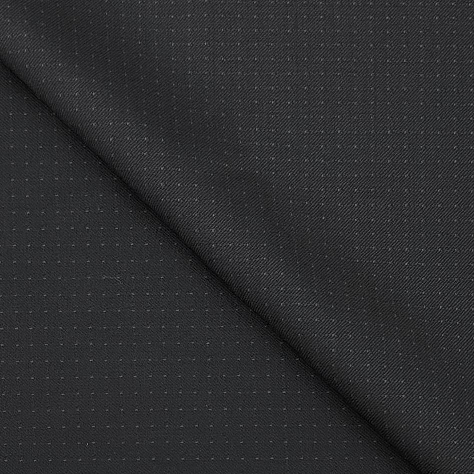 Trouser Fabric Raymond 90s Wool Dotted Colour Black